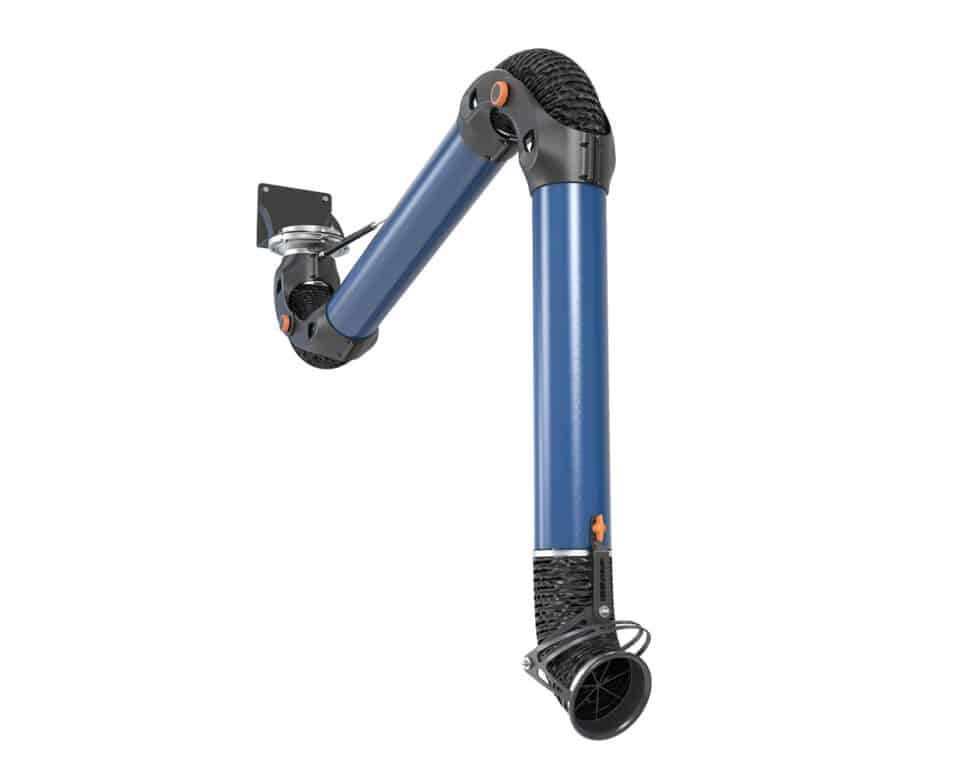 Extraction arms for welding fumes & dust | flexible & ergonomic